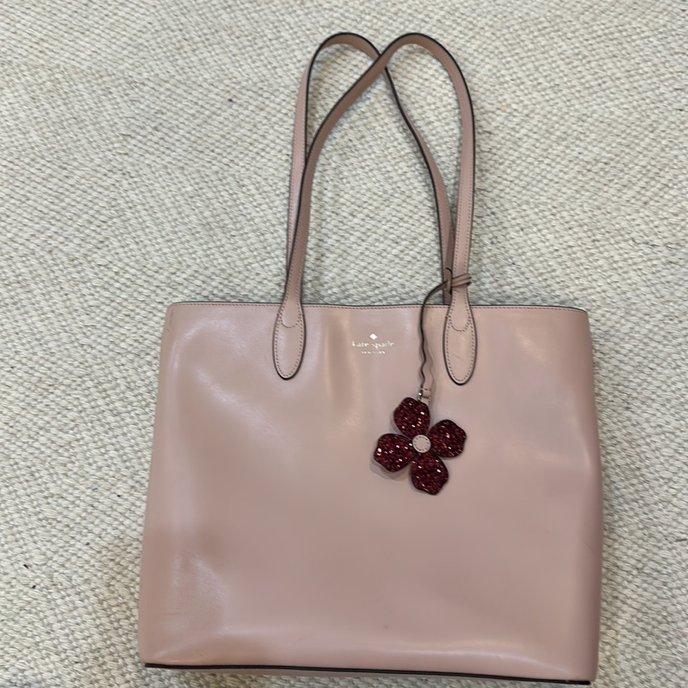 Never used Kate Spade tote bag pink. Received as gift. Originally $329.